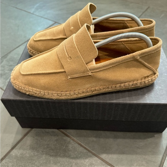 Zegna Suede Penny Espadrille